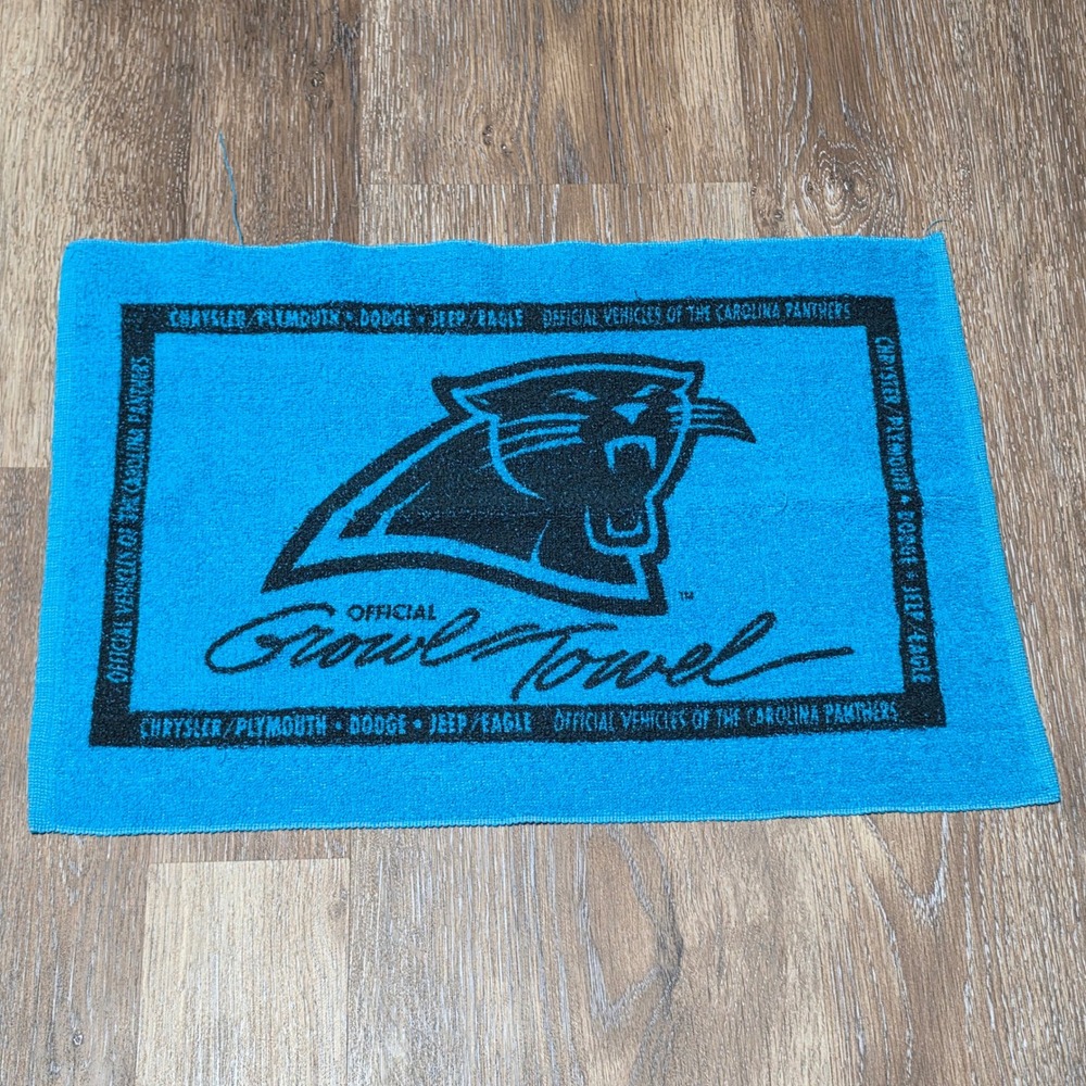 NFL Towel Unisex OS Blue Carolina Panthers Official Growl Towel Rally Fan Gear